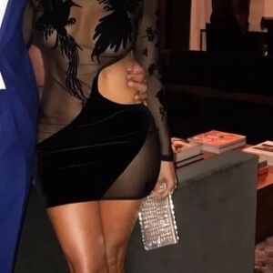 Elegant Black Mini Dress